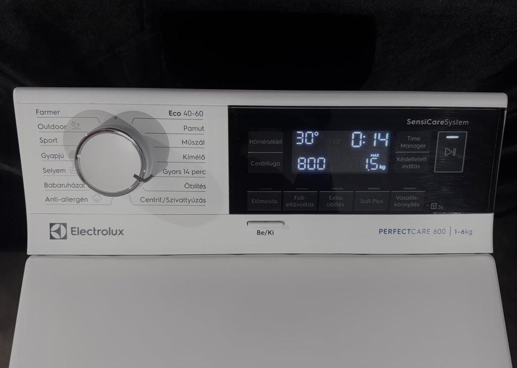 Electrolux 6kg PerfectCare felültöltős mosógép