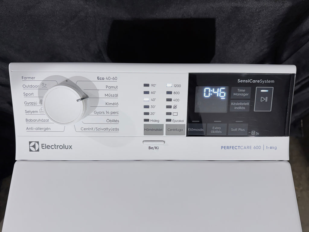 Electrolux 6kg PerfectCare felültöltős mosógép
