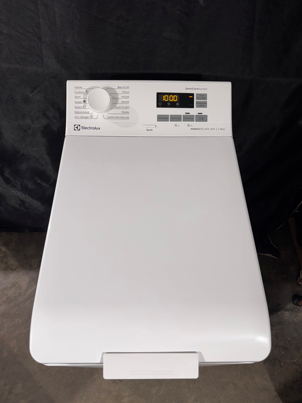 Electrolux PerfectCare 600 6kg felültöltős mosógép