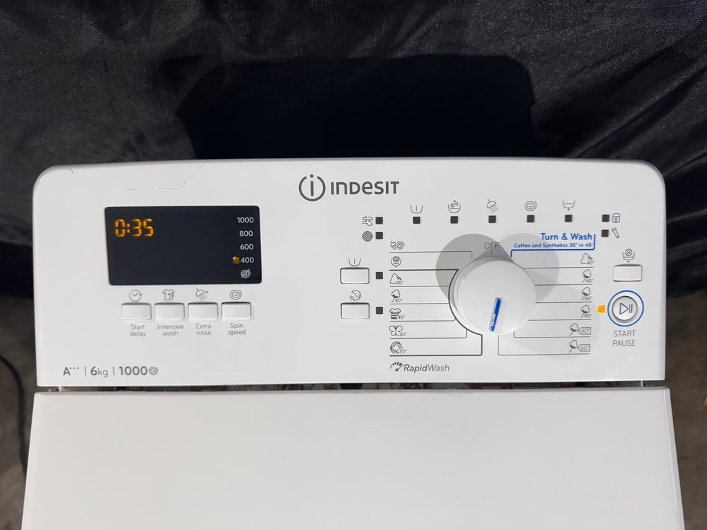 Indesit 6kg felültöltős mosógép