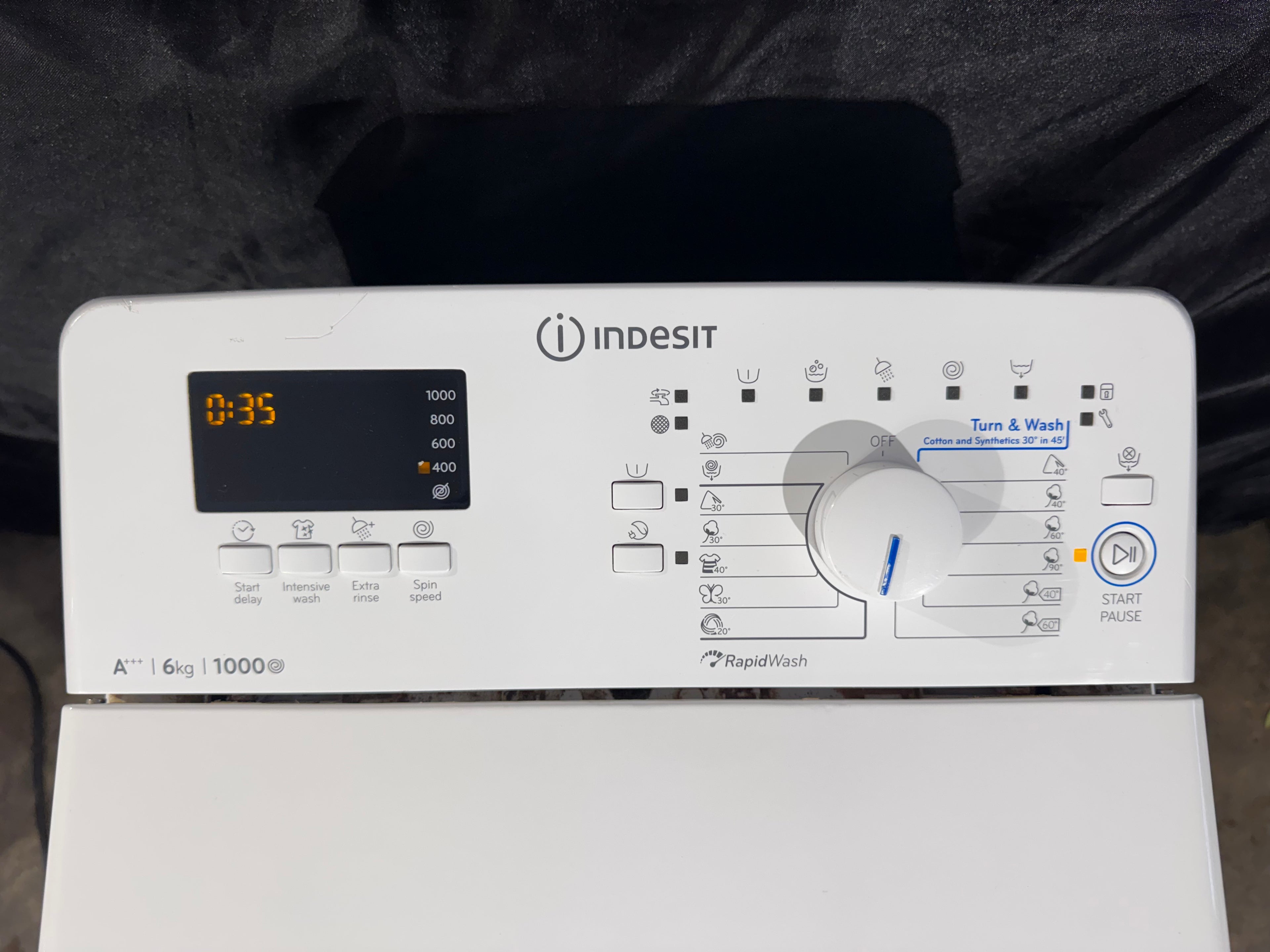Indesit 6kg felültöltős mosógép