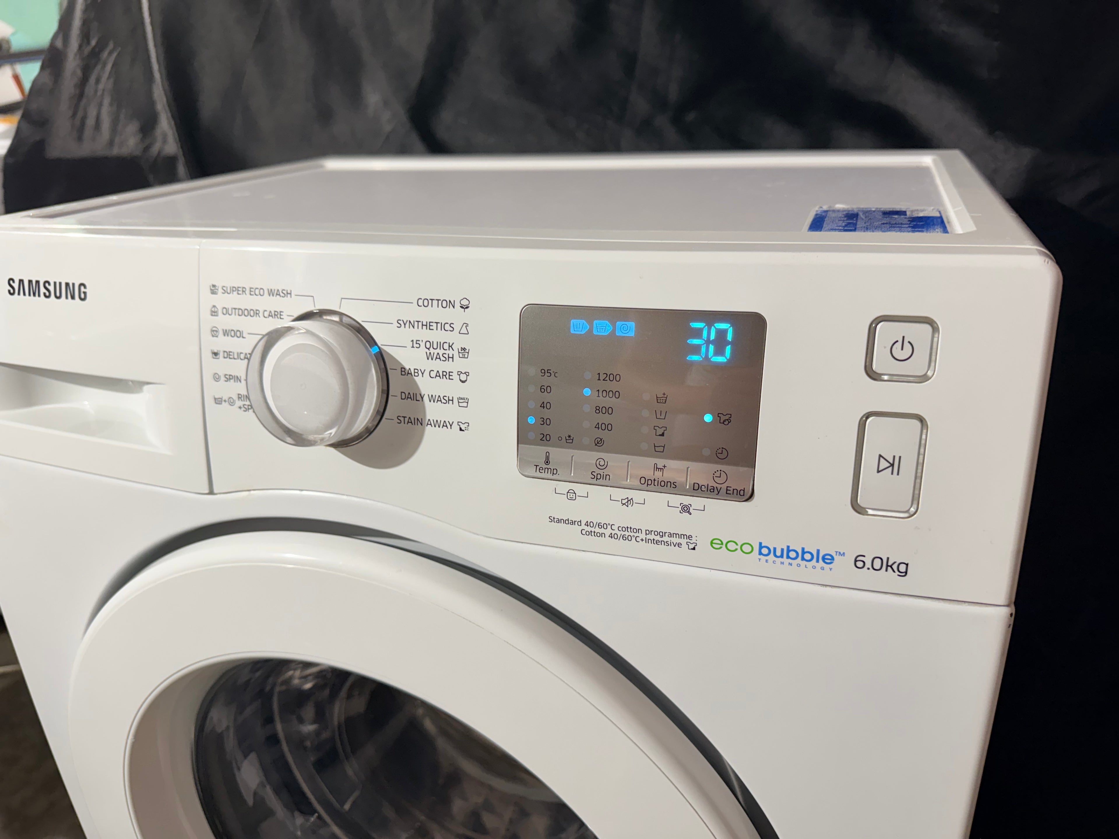 Samsung 6kg elöltöltős mosógép