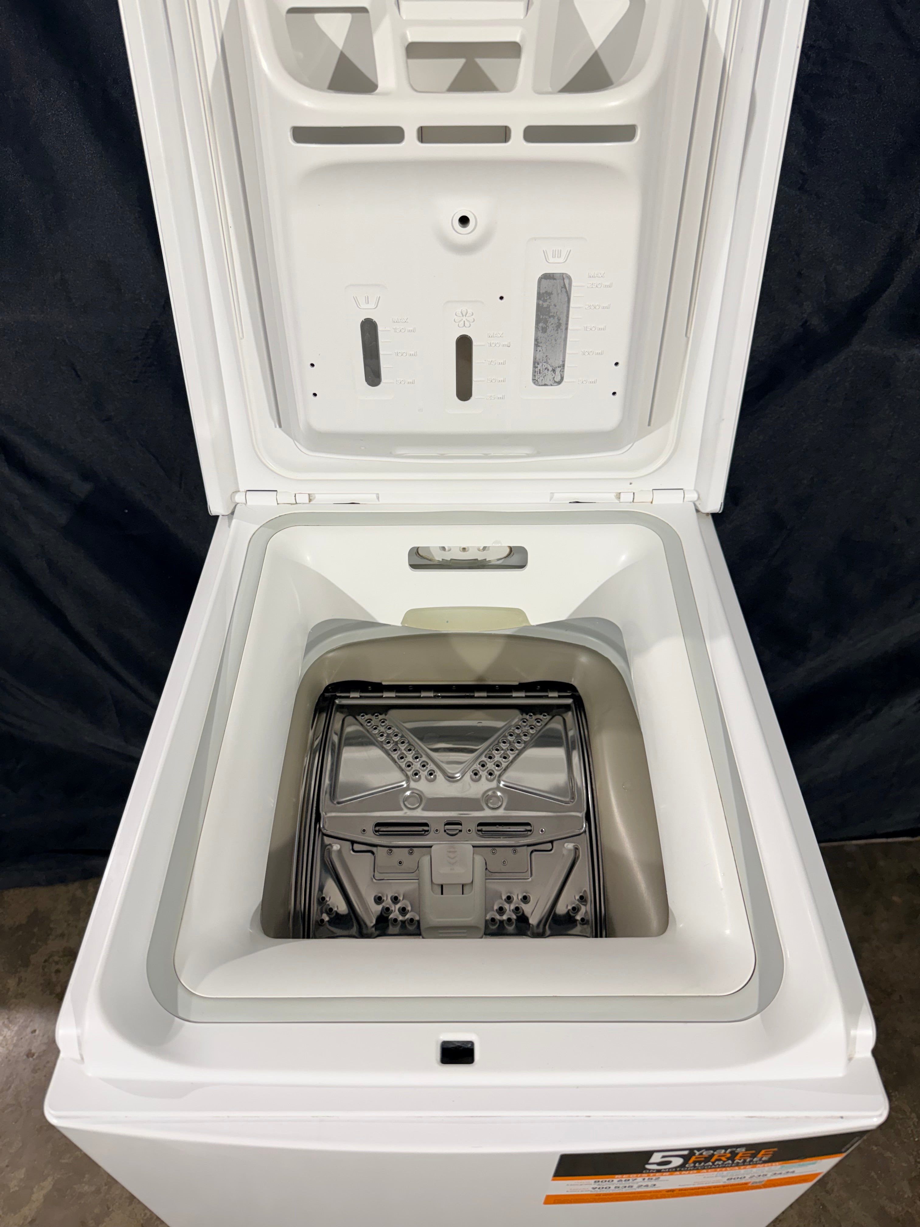 Whirlpool 6kg felültöltős mosógép