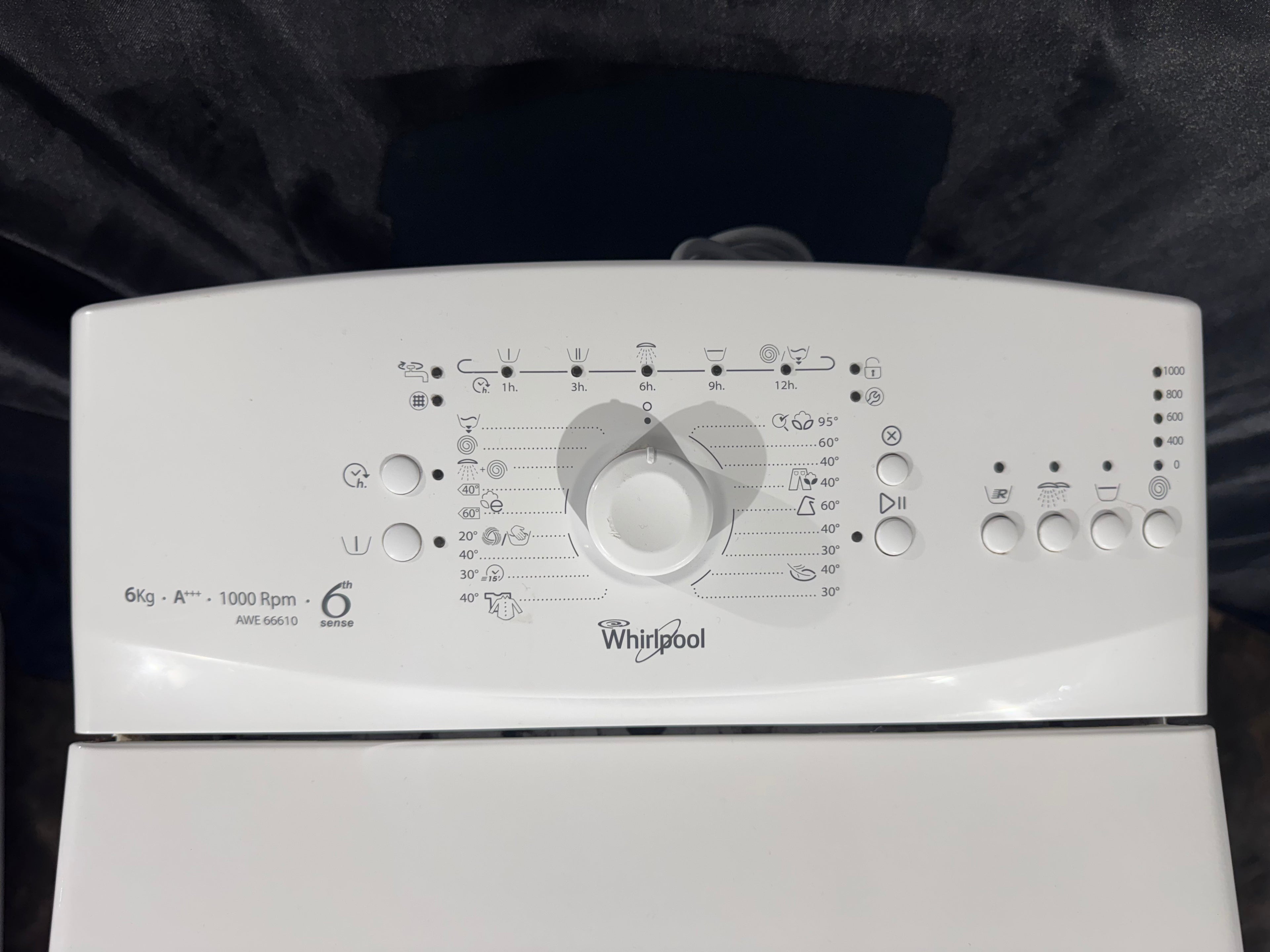 Whirlpool 6kg felültöltős mosógép