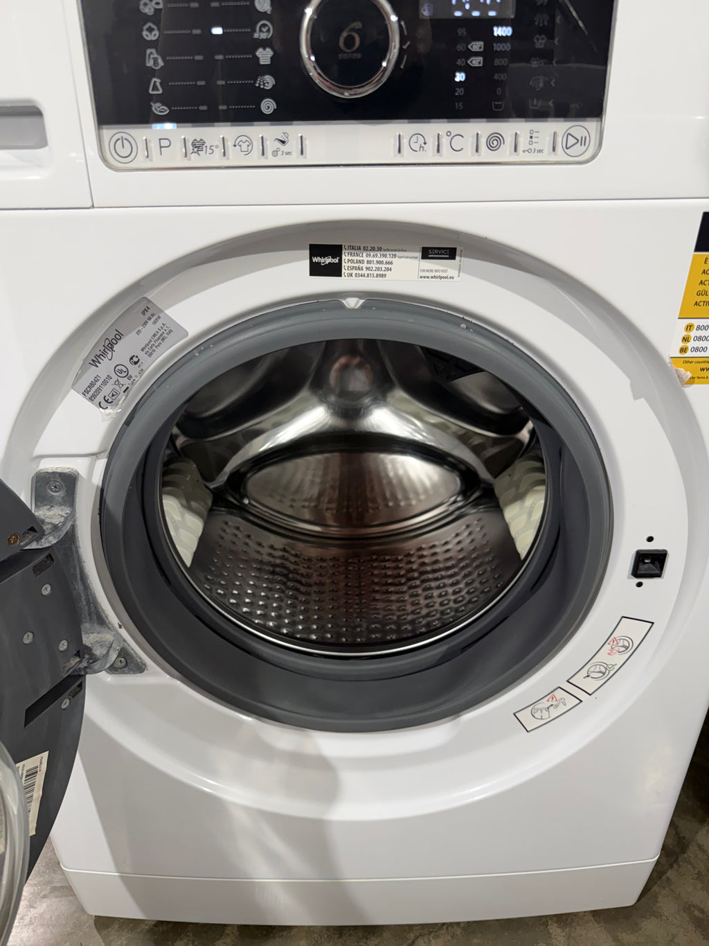 Whirlpool 8kg ZEN elöltöltős mosógép
