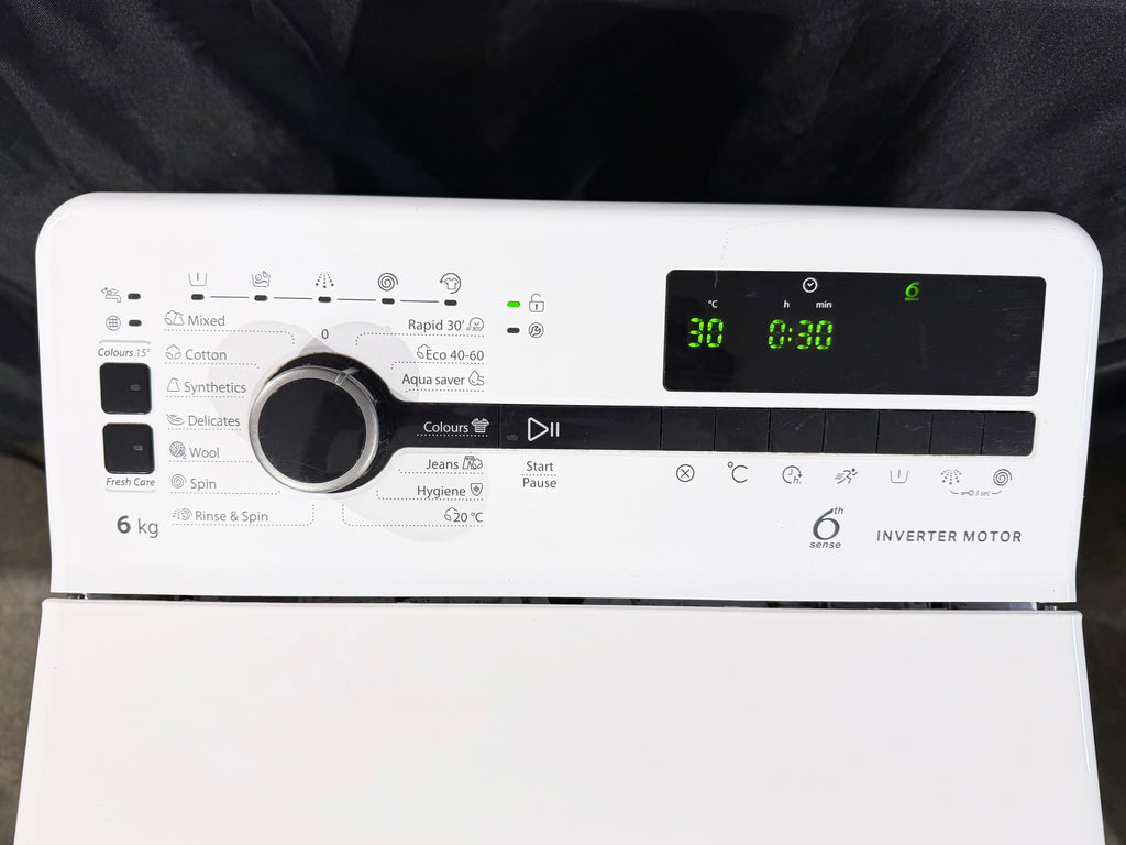 Whirlpool 6kg INVERTER felültöltős mosógép